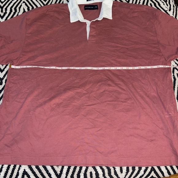 Abercrombie & Fitch Rose Polo with White Collar - Picture 4 of 8